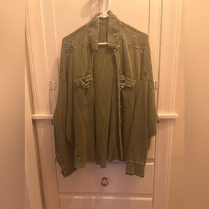 Free People Scout Jacket in Green